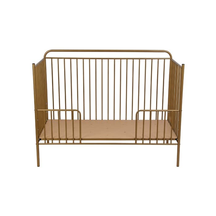 Кровать-трансформер Polini kids Vintage 400, детская, металлическая, цвет бронзовый