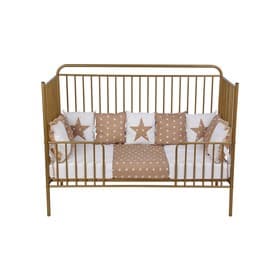 Кровать-трансформер Polini kids Vintage 400, детская, металлическая, цвет бронзовый