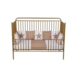 Кровать-трансформер Polini kids Vintage 400, детская, металлическая, цвет бронзовый