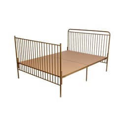 Кровать-трансформер Polini kids Vintage 400, детская, металлическая, цвет бронзовый