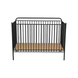 Кровать-трансформер Polini kids Vintage 400, детская, металлическая, чёрная, матовая