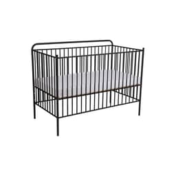 Кровать-трансформер Polini kids Vintage 400, детская, металлическая, чёрная, матовая