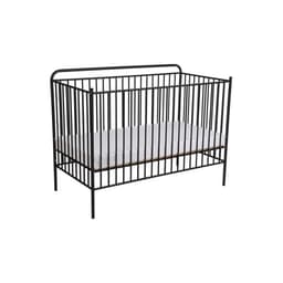 Кровать-трансформер Polini kids Vintage 400, детская, металлическая, чёрная, матовая