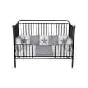 Кровать-трансформер Polini kids Vintage 400, детская, металлическая, чёрная, матовая