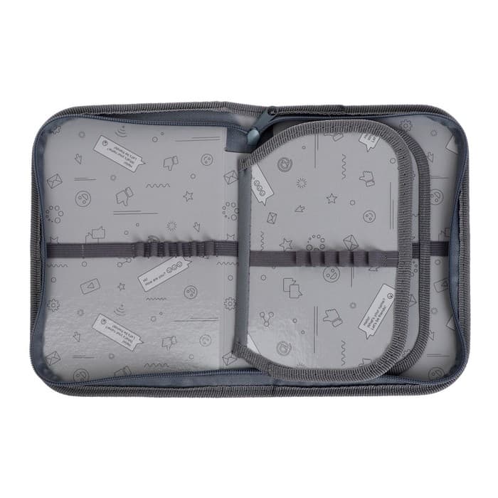 Пенал школьный, 3 секции, 14×21×4 см «Авокадо»