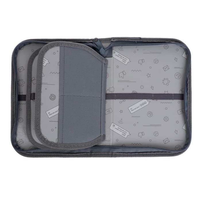 Пенал школьный, 3 секции, 14×21×4 см «Авокадо»