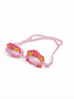 Очки для плавания детские ONLYTOP Swim «Русалка», беруши, розовые