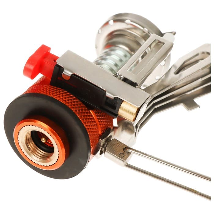 Набор туристической посуды maclay: 2 кастрюли, приборы, горелка, штопор, тряпка, карабин