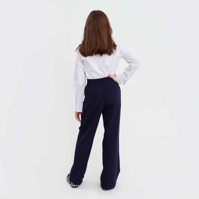 Брюки для девочки MINAKU, синие, рост 164 см