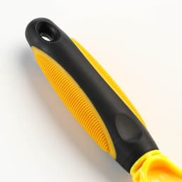 Инструмент для стриппинга, 23×12 см, двухсторонний, частые зубцы, 23×12 см, жёлтый