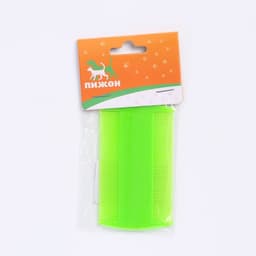 Расчёска для вычесывания блох, 8.8×5.2 см, пластик, зелёная