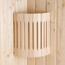 Абажур для бани и сауны «Кинжал», липа, настенный, угловой, «Добропаровъ»