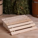 Подголовник для бани и сауны «Русский узор», 34×32×12 см, липа, анатомический, «Добропаровъ»