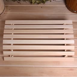 Подголовник для бани и сауны, 60×35.5×9 см, липа, «Добропаровъ»