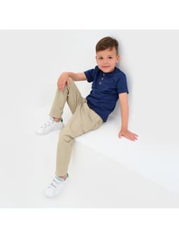 Джинсы для мальчика KAFTAN, бежевые, рост 110-116 см