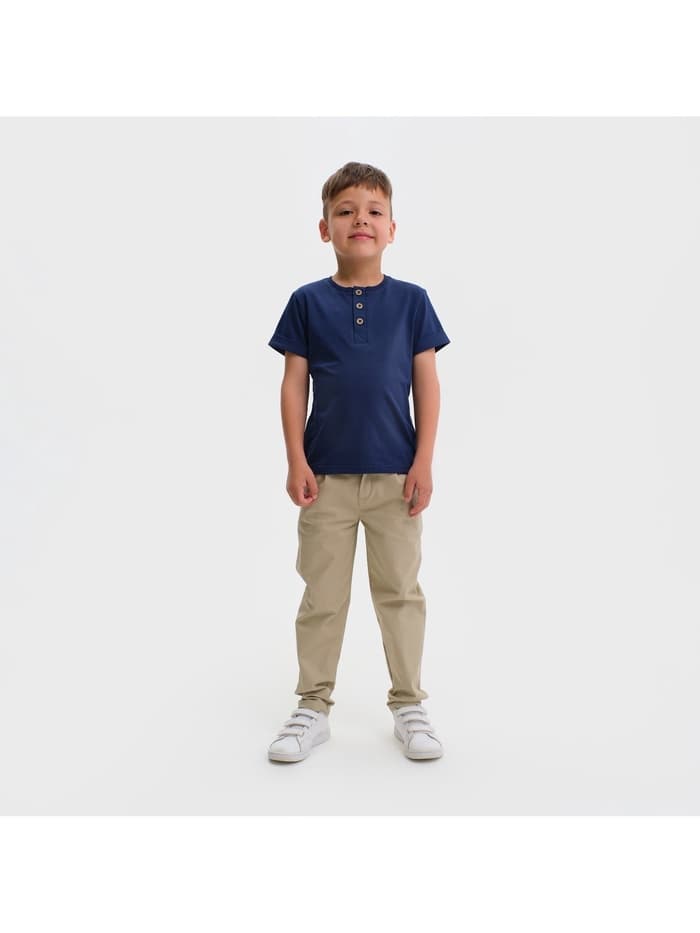 Джинсы для мальчика KAFTAN, бежевые, рост 146-152 см