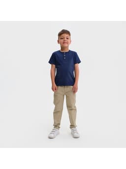 Джинсы для мальчика KAFTAN, бежевые, рост 146-152 см