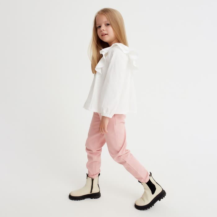 Джинсы для девочки KAFTAN, размер 30 (98-104 см), розовые