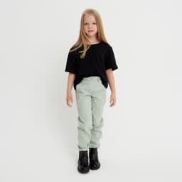 Джинсы для девочки KAFTAN, размер 32 (110-116 см), зелёные