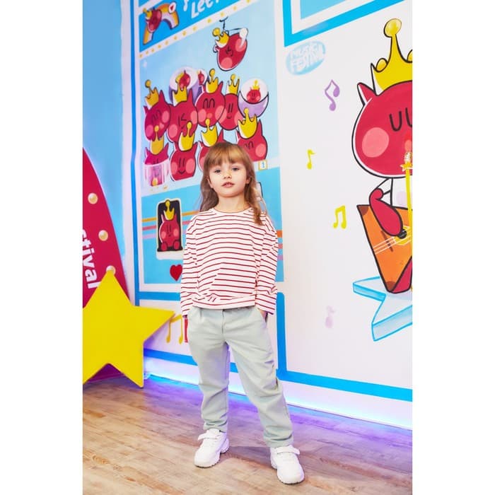 Джинсы для девочки KAFTAN, размер 36 (134-140 см), зелёные