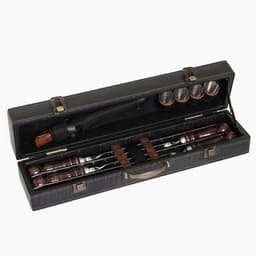 Набор с шампурами подарочный «Элит-XS» №13, в коробке из эко-кожи