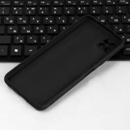 Чехол TFN для телефона Samsung A22, силиконовый, чёрный