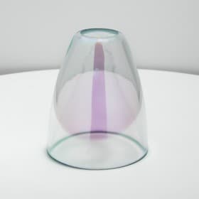 Плафон BayerLux «Аиша», Е14, абажур d=8.5 см, 9×9×10.5 см, прозрачный