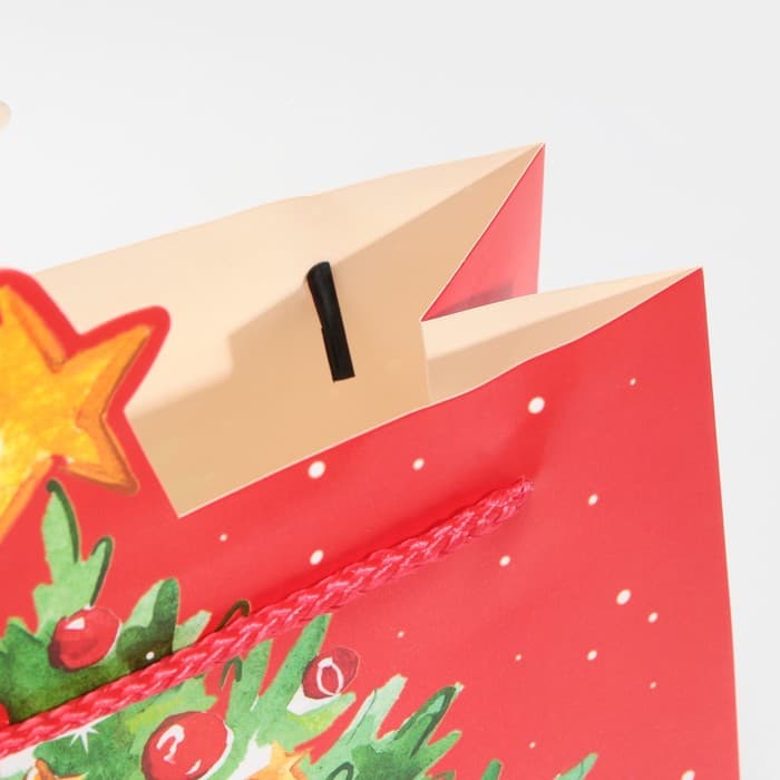 Пакет подарочный новогодний «Ёлочка», 25 х 26 х 10 см