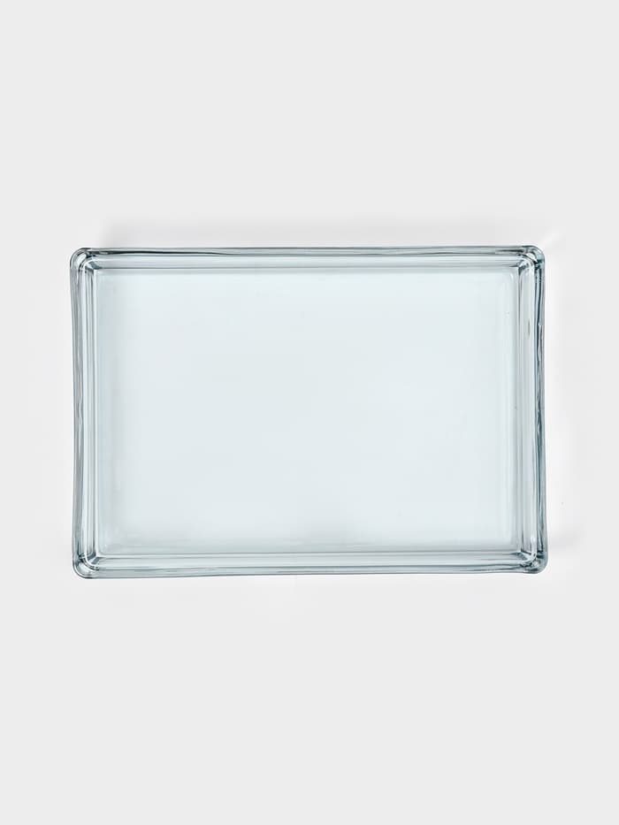 Форма для выпечки и запекания Paşabahçe Borcam, 36.7×25.7×6 см, жаропрочное стекло, прозрачная