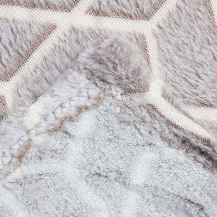 Плед светящийся в темноте «Этель. Геометрия», 200×220 см, корал-флис