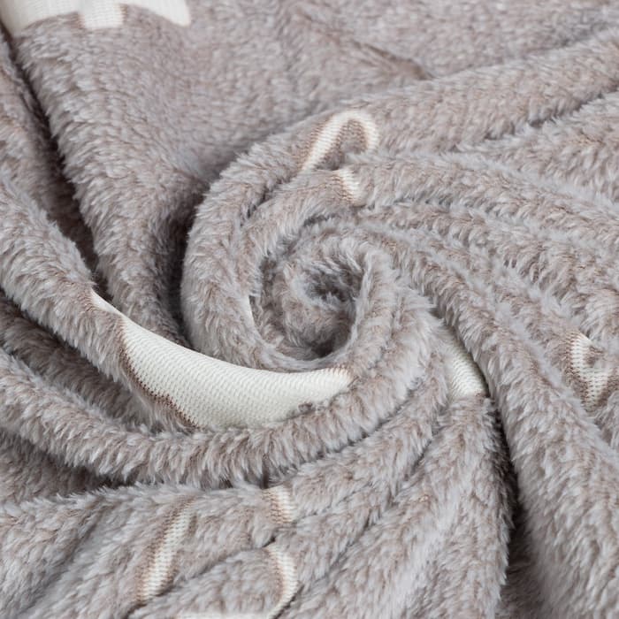 Плед светящийся в темноте «Этель. Елочки», 200×220 см, корал-флис