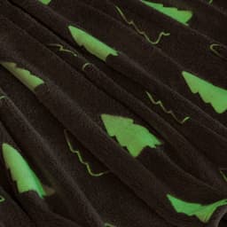 Плед светящийся в темноте «Этель. Елочки», 200×220 см, корал-флис