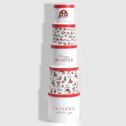 Набор подарочных коробок 5 в 1 «Уютного Нового года», 13×14‒19.5×22 см