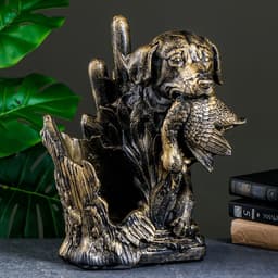 Подставка для бутылки «Охота», 37×22.5×30 см, бронза