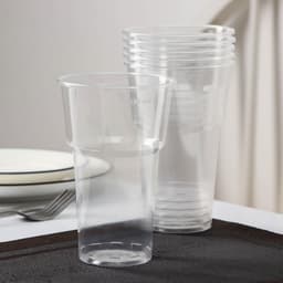 Набор пластиковой одноразовой посуды на 6 персон Не ЗАБЫЛИ! «Биг-Пак №1», белый