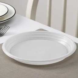 Набор пластиковой одноразовой посуды на 6 персон Не ЗАБЫЛИ! «Чайный №2», белый, чёрный