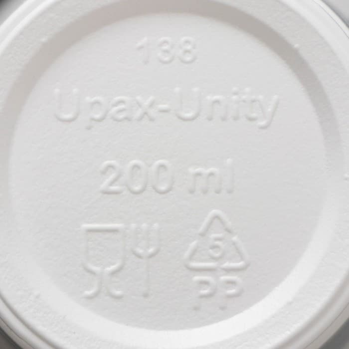 Набор пластиковой одноразовой посуды на 6 персон Не ЗАБЫЛИ! «Летний №2», белый