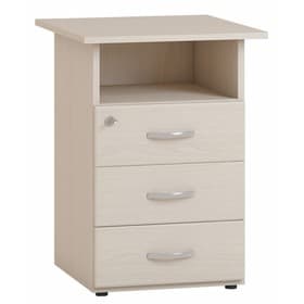 Тумба, 3 ящика, 600×600×750 мм, цвет дуб девон