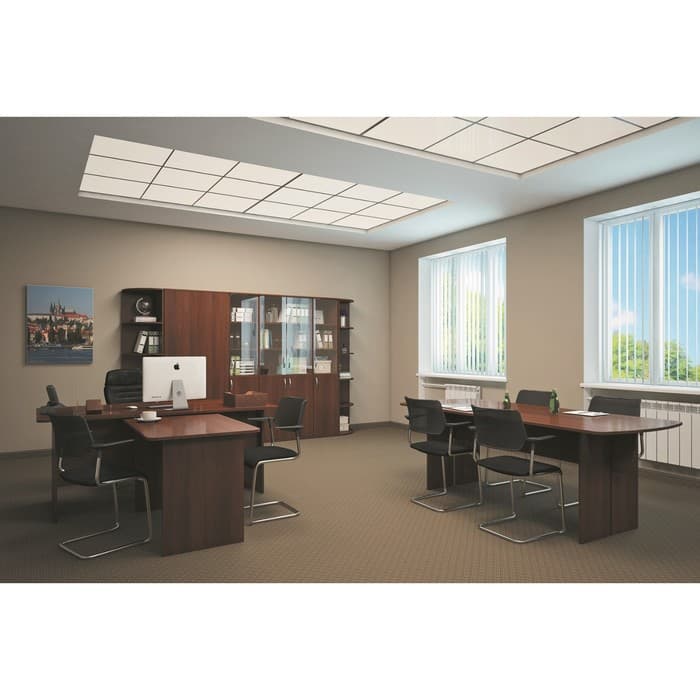 Тумба, 3 ящика, 600×600×750 мм, цвет орех мария луиза