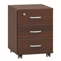 Тумба выкатная, 3 ящика, 454×482×562 мм, цвет орех мария луиза