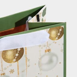 Пакет новогодний подарочный под бутылку «С Новым годом», 13×35×10 см