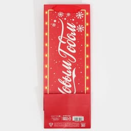 Пакет подарочный под бутылку новогодний «С Новым годом!», 13×35×10 см