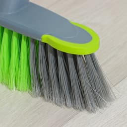 Щётка для пола с отбойниками Доляна, окрашенный черенок, 27×6×126 см, серая