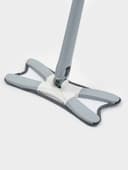 Швабра с отжимом Twist Raccoon, насадка из микрофибры 36×14 см, стальная нержавеющая ручка 125 см