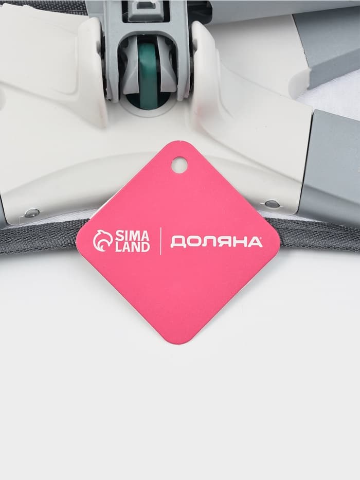 Швабра с отжимом Twist Raccoon, насадка из микрофибры 36×14 см, стальная нержавеющая ручка 125 см