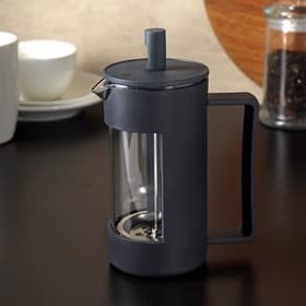 Чайник заварочный френч - пресс «Футуризм», 350 мл, стекло, чёрный