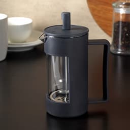 Чайник заварочный френч - пресс «Футуризм», 350 мл, стекло, чёрный