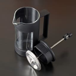 Чайник заварочный френч - пресс «Футуризм», 350 мл, стекло, чёрный