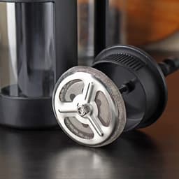 Чайник заварочный френч - пресс «Футуризм», 350 мл, стекло, чёрный