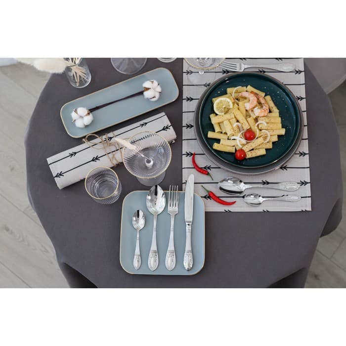 Нож столовый из нержавеющей стали «Беркли», длина 23.8 см, серебристый